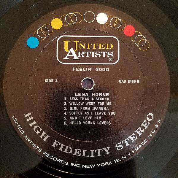 Lena Horne : Feelin' Good (LP, Album)