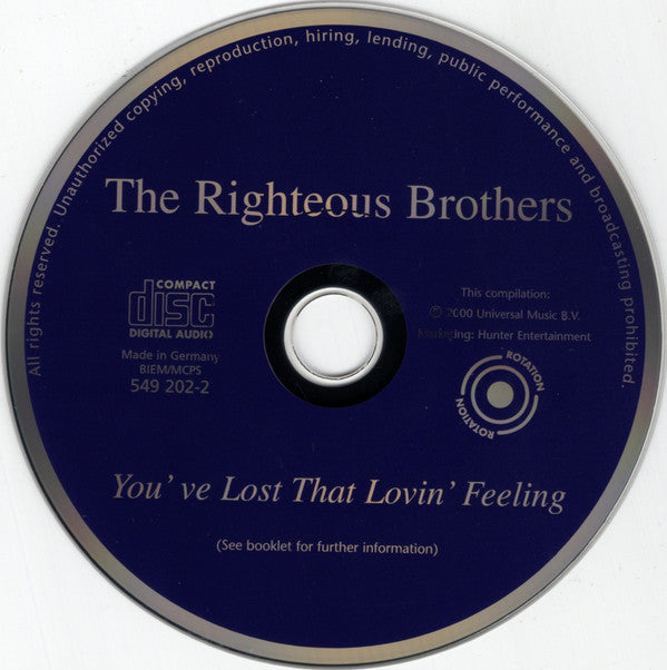 The Righteous Brothers : You've Lost That Lovin' Feeling (CD, Comp)