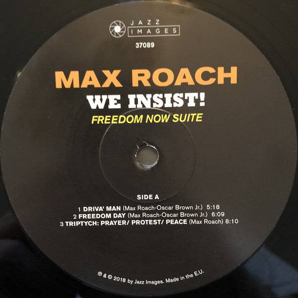 Max Roach : We Insist! Freedom Now Suite (LP, Album, Ltd, RE, 180)