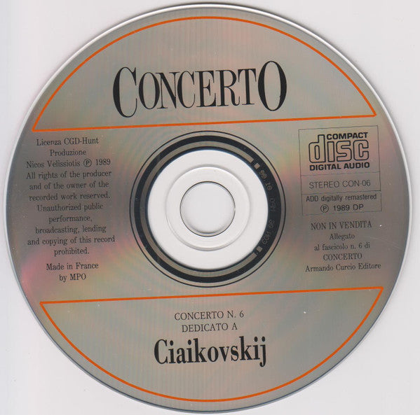 Pyotr Ilyich Tchaikovsky : Concerto Per Pianoforte E Orch. Op. 23, Sinfonia N. 6 "Patetica" (CD, Comp, RM)