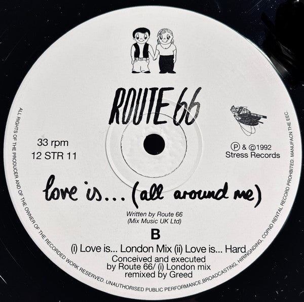 Route 66 : Love Is... (All Around Me)... (12")