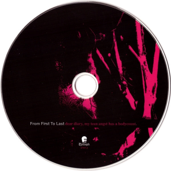 From First To Last : Dear Diary, My Teen Angst Has A Bodycount. (CD, Album)