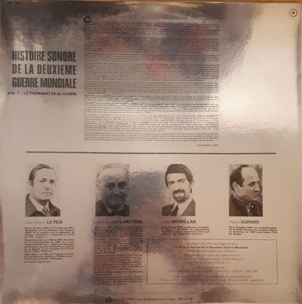 Various : 7. Le Tournant De La Guerre (LP, Album, Gat)