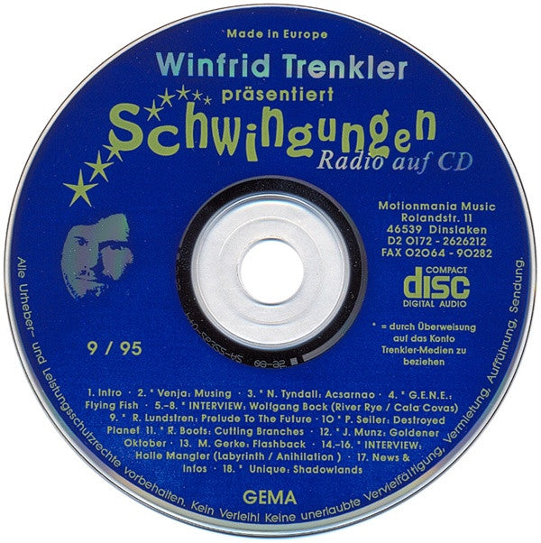 Winfrid Trenkler : Schwingungen Radio Auf CD Vol. 4 - 9/95 (CD, Comp)