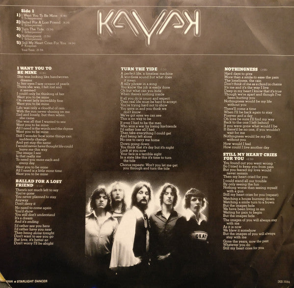 Kayak : Starlight Dancer (LP, Comp, GRT)