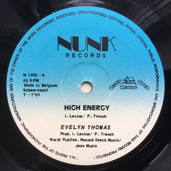 Evelyn Thomas : High-Energy (12")