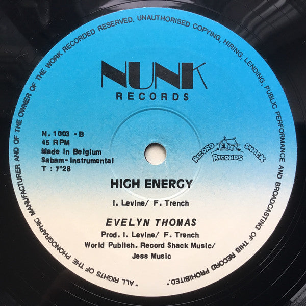 Evelyn Thomas : High-Energy (12")