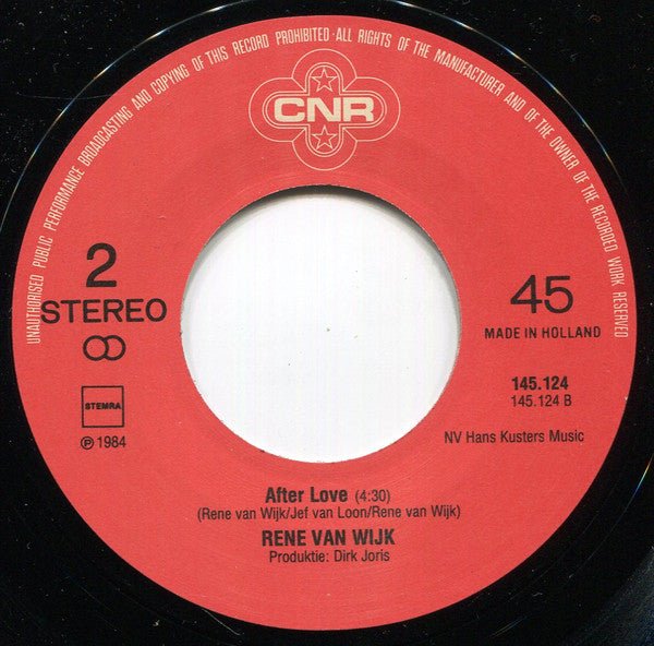 René van Wijk : Vlaanderen Dit Kan Toch Niet  (7")