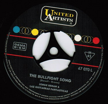 Jorge Renan And His Guitar Combo : Topkapi From The Motion Picture "Topkapi" (7", Single, Mono)