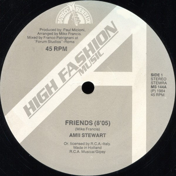 Amii Stewart : Friends (12")