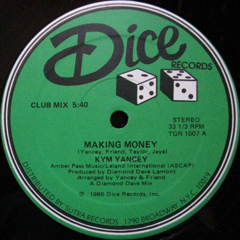 Kym Yancey : Making Money (12", Single)