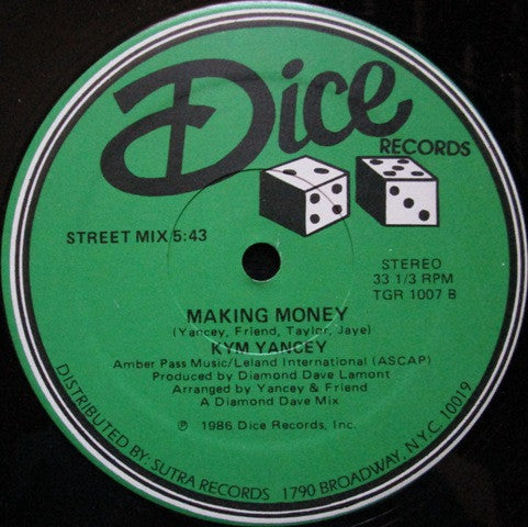 Kym Yancey : Making Money (12", Single)