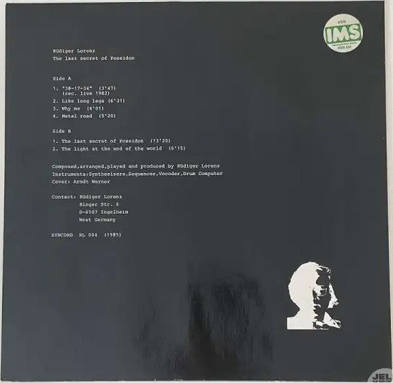 Rüdiger Lorenz : The Last Secret Of Poseidon (LP, Album)