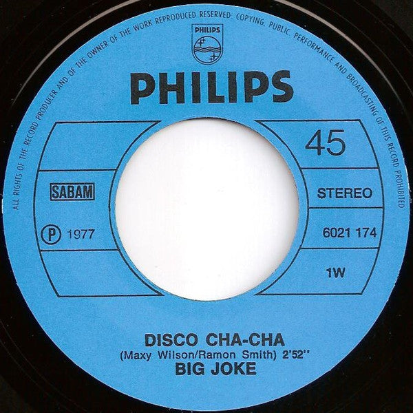 Big Joke : Disco Cha-Cha (7", Single)