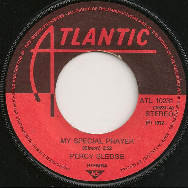 Percy Sledge : My Special Prayer (7", Single)