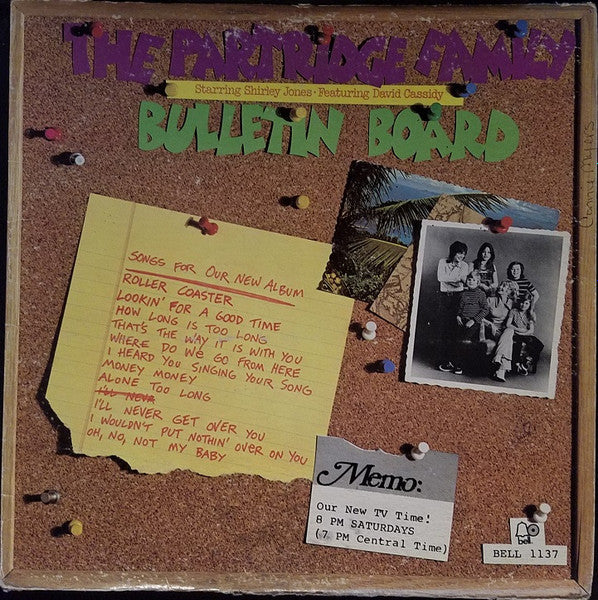 The Partridge Family Starring Shirley Jones (2) Featuring David Cassidy : Bulletin Board (LP, Album)