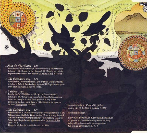 Live : Run To The Water (CD, Maxi)