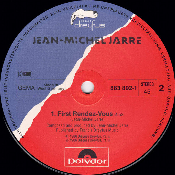 Jean-Michel Jarre : Rendez-Vous (12", Maxi, S/Edition)