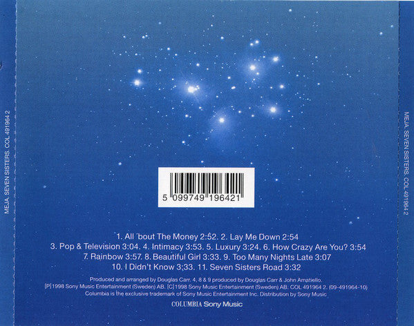 Meja : Seven Sisters (CD, Album)