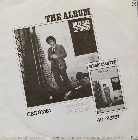 Billy Joel : My Life / 52nd Street (7", Single)