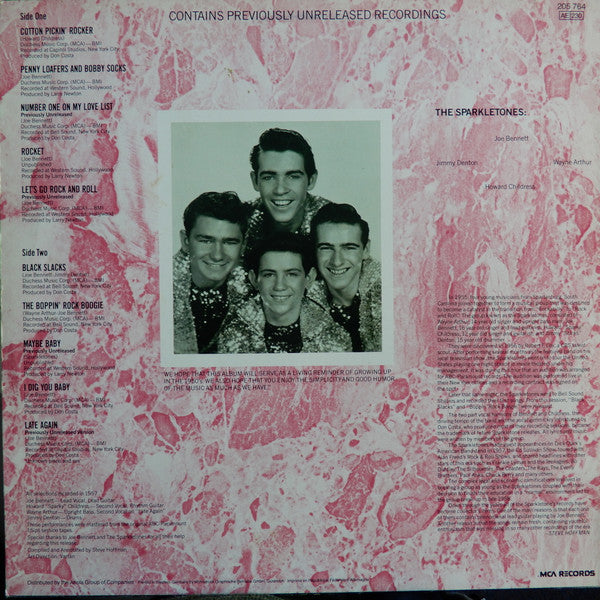 The Sparkletones : Black Slacks (LP, Comp)