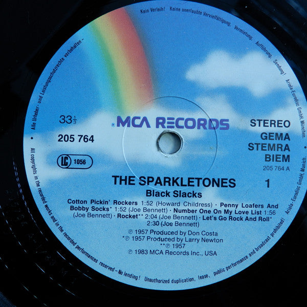 The Sparkletones : Black Slacks (LP, Comp)