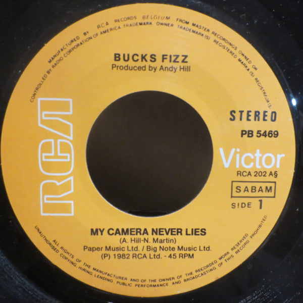 Bucks Fizz : My Camera Never Lies (7", Single)