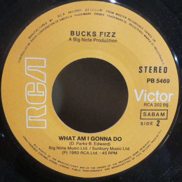 Bucks Fizz : My Camera Never Lies (7", Single)