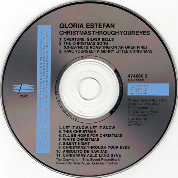 Gloria Estefan : Christmas Through Your Eyes (CD, Album)