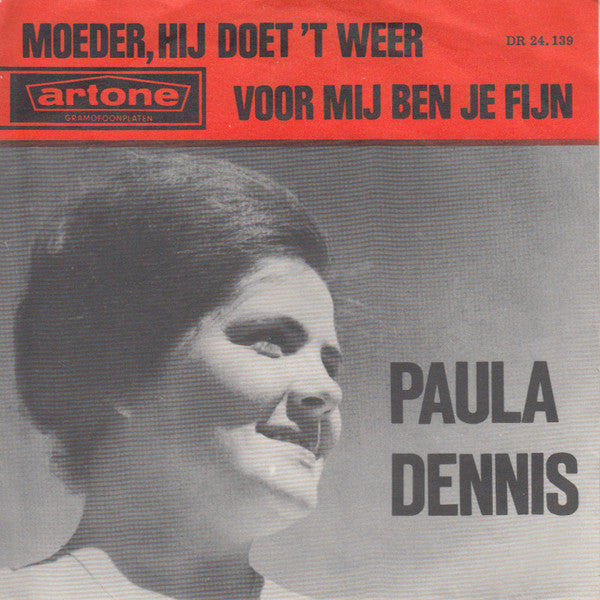 Paula Dennis : Moeder, Hij Doet 't Weer (7", Single, Ora)