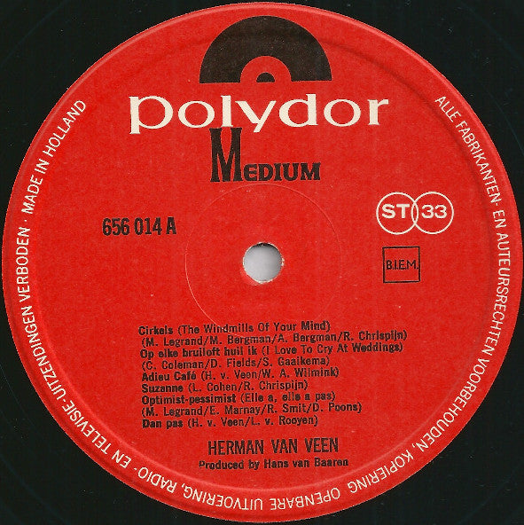 Herman van Veen : Herman van Veen (II) (LP, Album, Gat)
