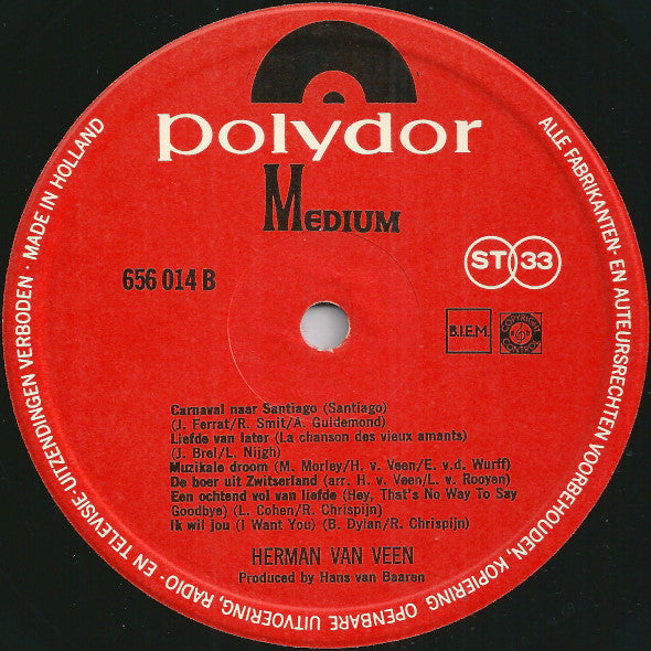 Herman van Veen : Herman van Veen (II) (LP, Album, Gat)