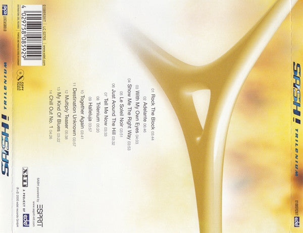 Sash! : Trilenium (CD, Album)