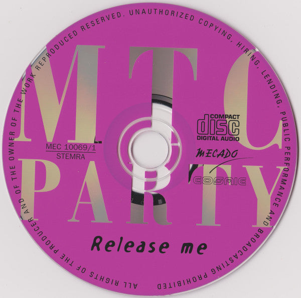 Various : MTC Party - Release Me (CD, Comp + CD-ROM, Mixed)