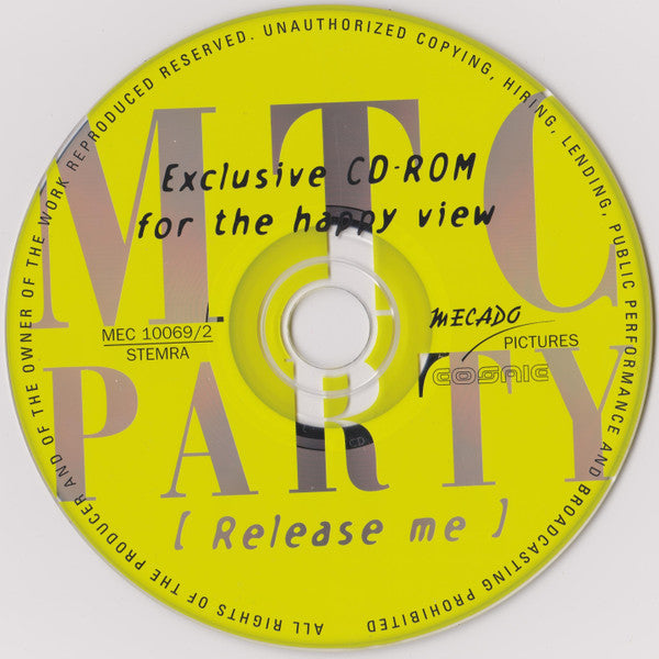 Various : MTC Party - Release Me (CD, Comp + CD-ROM, Mixed)