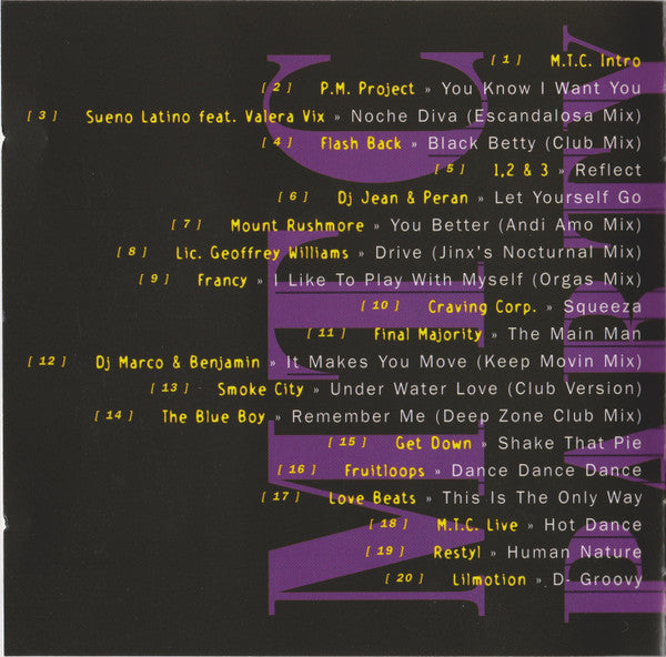 Various : MTC Party - Release Me (CD, Comp + CD-ROM, Mixed)