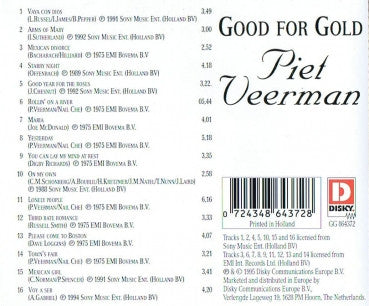 Piet Veerman : Good For Gold (CD, Comp)