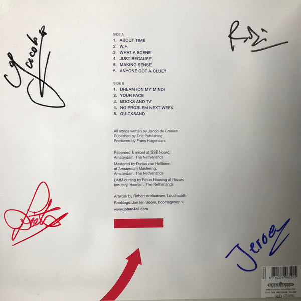 Johan (5) : Pull Up (LP, Album, Ltd, Red + CD, Album)