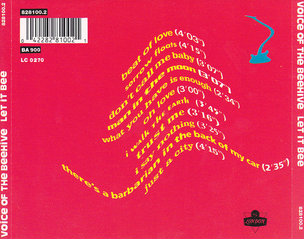 Voice Of The Beehive : Let It Bee (CD, Album, RE)