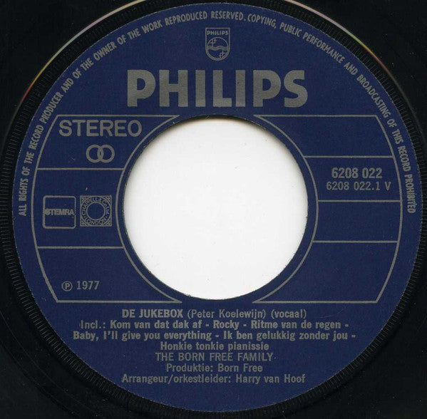 De Born Free Family : De Jukebox (7", Single)
