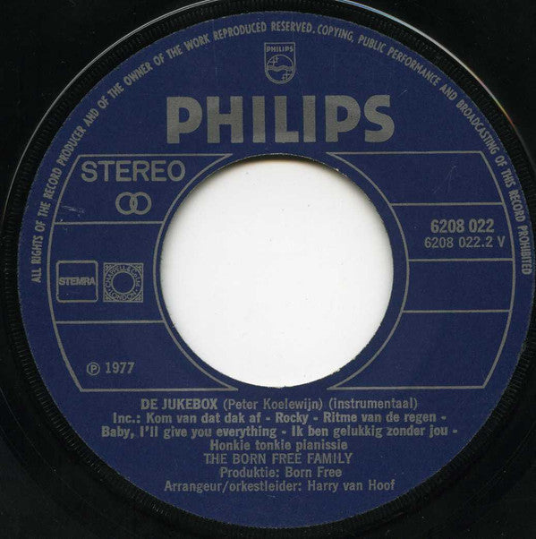 De Born Free Family : De Jukebox (7", Single)