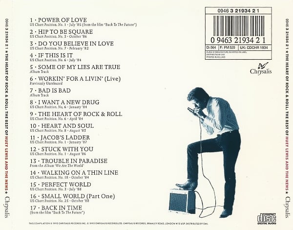 Huey Lewis & The News : The Heart Of Rock & Roll (The Best Of Huey Lewis And The News) (CD, Comp)