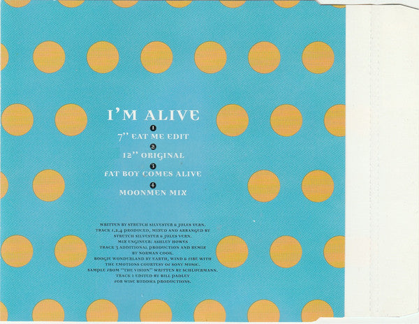 Stretch & Vern Present Maddog : I'm Alive (CD, Single)