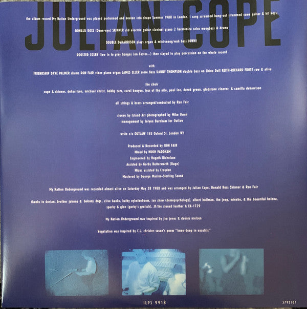 Julian Cope : My Nation Underground (LP, Album, RE)