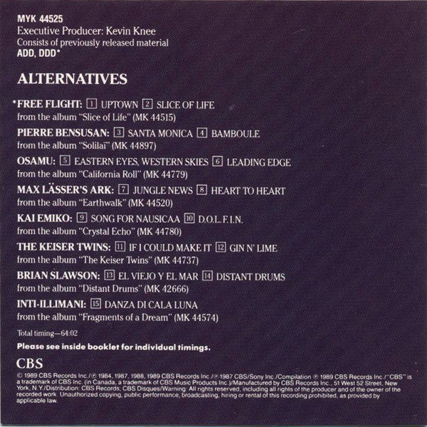 Various : Alternatives (CD, Comp)