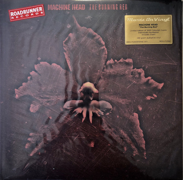 Machine Head (3) : The Burning Red (LP, Album, Ltd, Num, RE, Red)