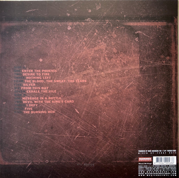 Machine Head (3) : The Burning Red (LP, Album, Ltd, Num, RE, Red)
