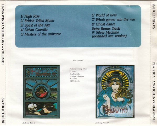 Hawkwind : Anthology - Volume I (CD, Comp, RP)