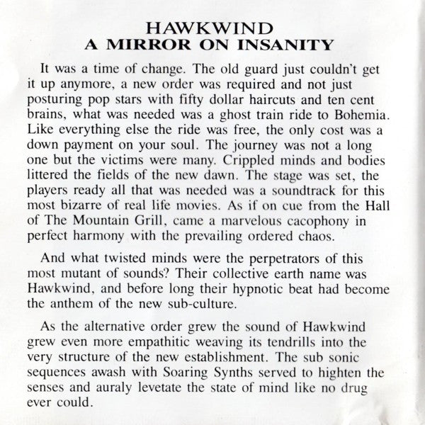Hawkwind : Anthology - Volume I (CD, Comp, RP)