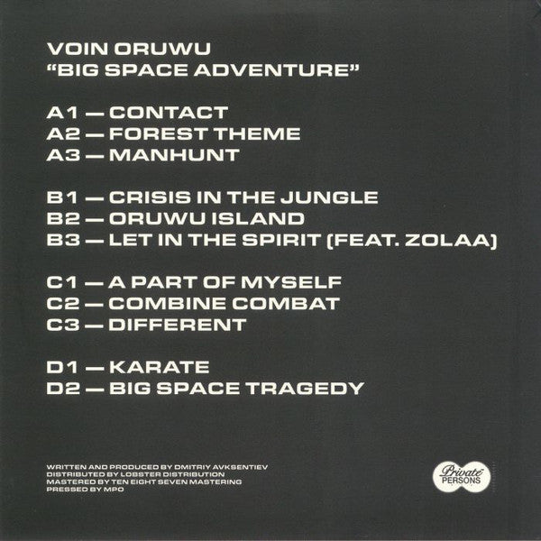 Voin Oruwu : Big Space Adventure (2xLP, Album)